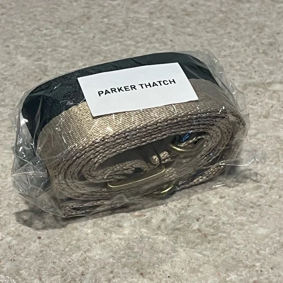 Parker Thatch Crossbody Strap - Sold Out Blk & Metallic - New org. packaging. - Picture 5 of 5